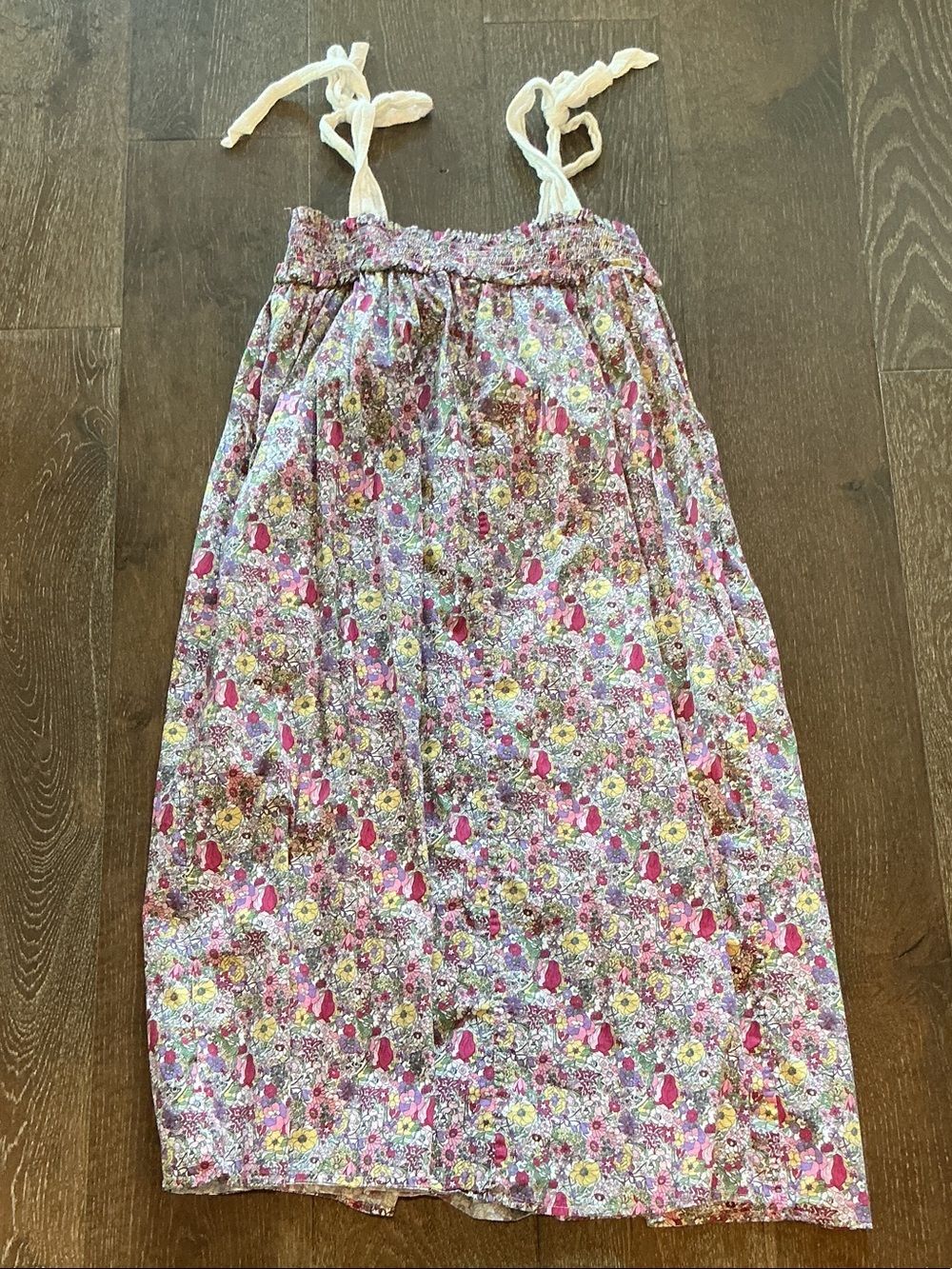 Buru Contrast Tie Top MIDI Dress